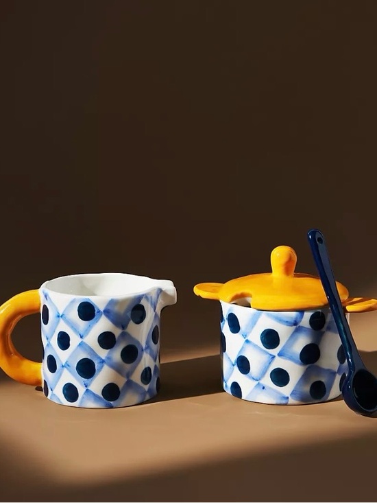 Anthropologie Other - Anthropologie Tivoli Cream and Sugar Pot